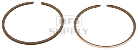 R09-762 - OEM Style Piston Rings. 69-82 Ski-Doo 640cc twin. Left Piston. Std size.