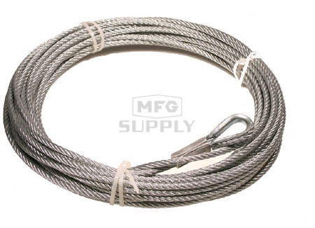 RUCABLE3500 - 7/32" x 42' steel cable for 3500 lbs winch