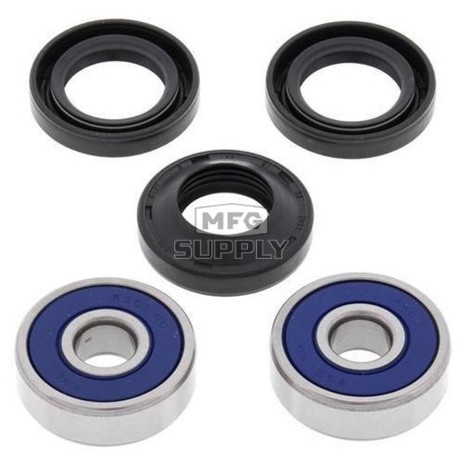25-1072 - Front Wheel Bearing Kit with Seals for 72-15 Honda CB, CR, CT, Grom, XL & XR Motorcycle/Dirt Bike