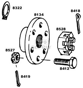 AZ8322 - Snap Ring; For 5/8" steering shaft