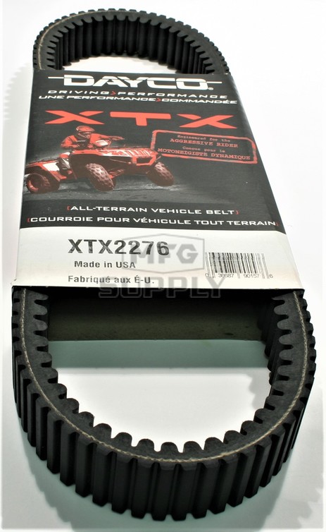 XTX2276 - Polaris Dayco  XTX (Xtreme Torque) Belt. Fits 2016-newer RZR XP Turbo models