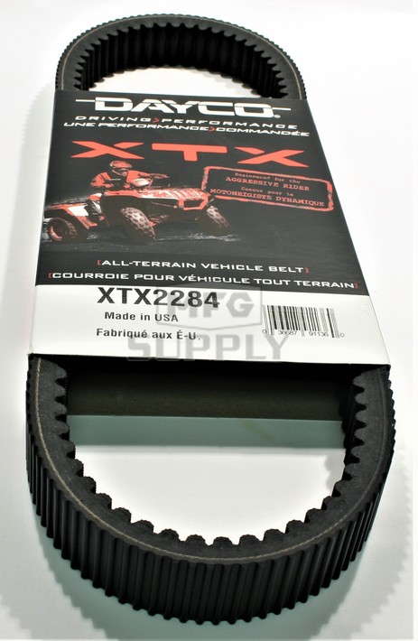 XTX2284 - Dayco XTX (Xtreme Torque) Heavy Duty Belt. Fits 2015 & newer Polaris Ranger Diesel ATV