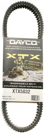 XTX5032 - Arctic Cat Dayco   XTX (Xtreme Torque) Belt. Fits '07 and newer high powered Snowmobiles.
