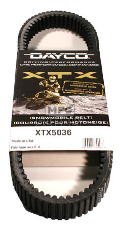 Arctic Cat Dayco XTX (Xtreme Torque) Belt. Fits 07 and newer Z1 snowmobiles.