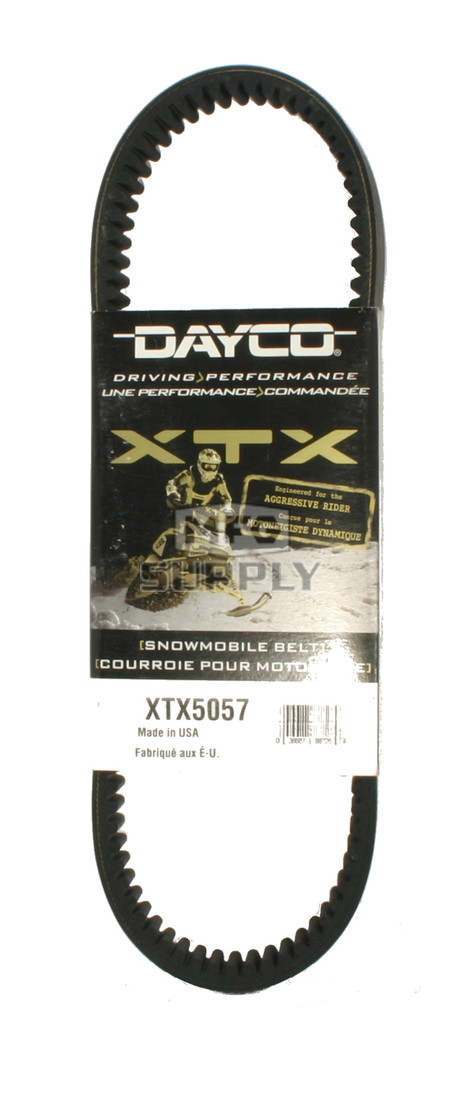 XTX5057 - Ski-Doo Dayco HPX (High Performance Extreme) Belt. Fits 04-07 Skandic 600 SUV & WT Snowmobiles