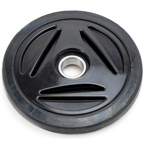 04-0165-20 - Ski-Doo 6.500" (165mm) Black Idler Wheel with 6205 series bearing (25mm ID)