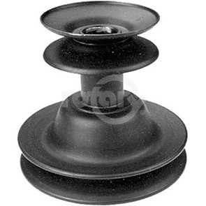 13-10185 - Double Engine Pulley replaces MTD 756-0982B, 753-0635, and 756-0488.