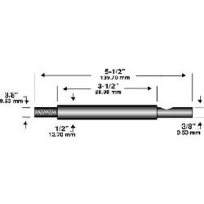 16-1252 - Edger Shaft Replaces-Trim All 3/8" UNF