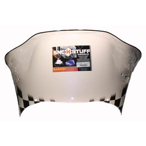 479-174-60 - Arctic Cat Med-Low Flared Windshield Black Checker