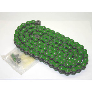 520GR-ORING-102-W1 - Green 520 O-Ring Motorcycle Chain. 102 pins