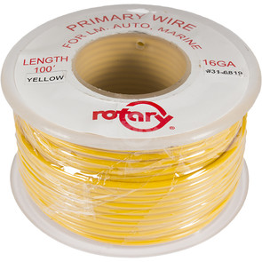31-6819 - 16 AWG Primary Wire 100' (Yellow)