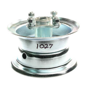 AZ1027 - 5" 2 piece Steel Wheel, 3-1/4" wide, 5/8" ID Bearing, flanged hub