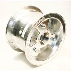 AZ1106 - 6" Aluminum Wheel, 4" wide, 3/4" ID Tapered Bearing