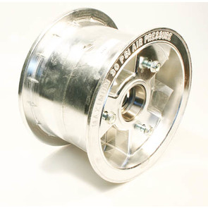 AZ1107 - 6" Aluminum Wheel, 4" wide, 5/8" ID Tapered Bearing