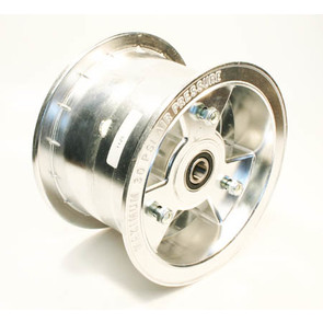 AZ1125 - 6" Aluminum Wheel, 4" wide, 5/8" ID Bearing