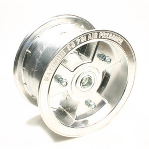 AZ1199 - 6" Aluminum Wheel, 3-1/2" wide, 3/4" ID Bearing