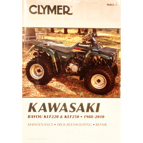 CM465 - 88-10 Kawasaki KLF220/KLF250 Bayou Repair & Maintenance manual.
