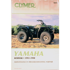 CM493 - 93-98 Yamaha YFM400FW Kodiak Repair & Maintenance manual.
