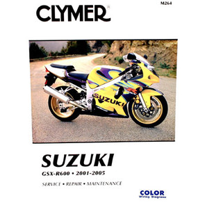 CM264 - 01-05 Suzuki GSX-R600 Repair & Maintenance manual