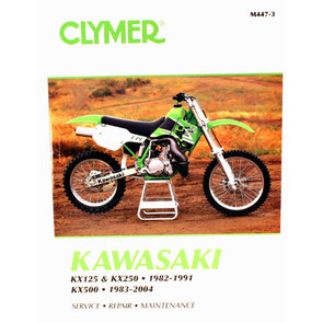 CM447 - 82-91 Kawasaki KX125, KX250 & 83-04 KX500 Repair & Maintenance manual