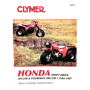 CM455 - 84-87 Honda ATC250 & Fourtrax 200cc-250cc Repair & Maintenance manual.