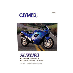 CM478 - 88-92 Suzuki GSX-R750 & 89-96 GSX750F Katana Repair & Maintenance manual