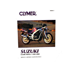 CM484 - 89-02 Suzuki GS500 Twins Repair & Maintenance manual