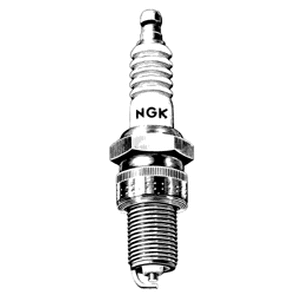 Set of 4 NGK Standard Spark Plugs for ski-Doo MINI Z 2006-1998 Engine 120cc