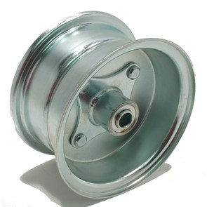 AZ1081 - 6" Steel Multi-Purpose Wheel, Centered 5/8" Ball Bearing Hub