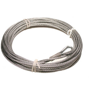 RUCABLE4500 - 1/4" x 45' steel cable for 4500 lbs winch