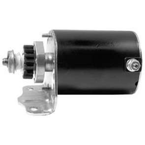 SBS0001 - Briggs & Stratton Starter; 16 Tooth, Used on all single cylinder aluminum block engines. 4" long housing 