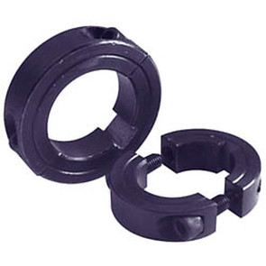 AZ8557 - Steel Split Locking Collar 1 ID x 1-3/4 OD x 1/2 W x 1/4 keyway
